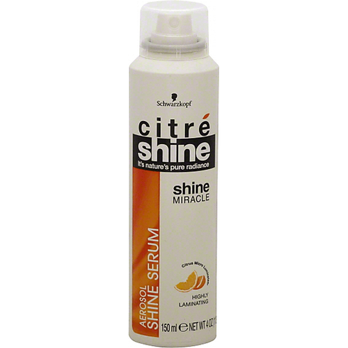 Schwarzkopf CITRE Shine Miracle 4 Oz Aerosol Spray Hair Serum Highly