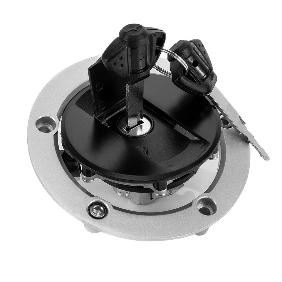 For Suzuki GSXR 1000 750 Fuel Gas Cap Seat Lock Keys Ignition Switch 2005-2018 - Image 4 of 4
