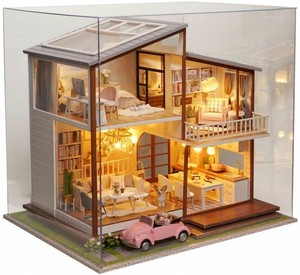 handmade miniature houses