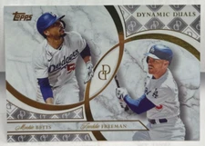Mookie Betts / Freddie Freeman 2024 Topps Dynamic Duals #21  LOS ANGELES DODGERS