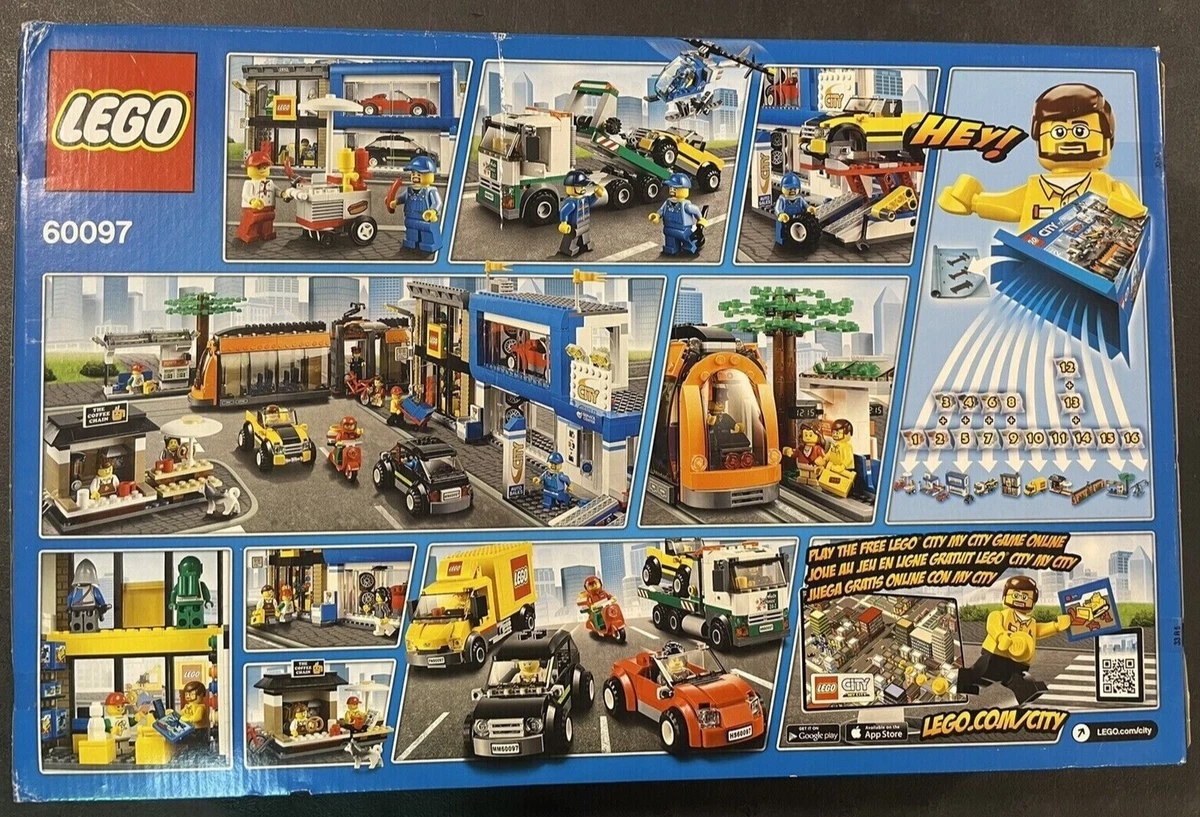 Lego City Square 60097 Building Kit 1683 Pcs City Square Playset