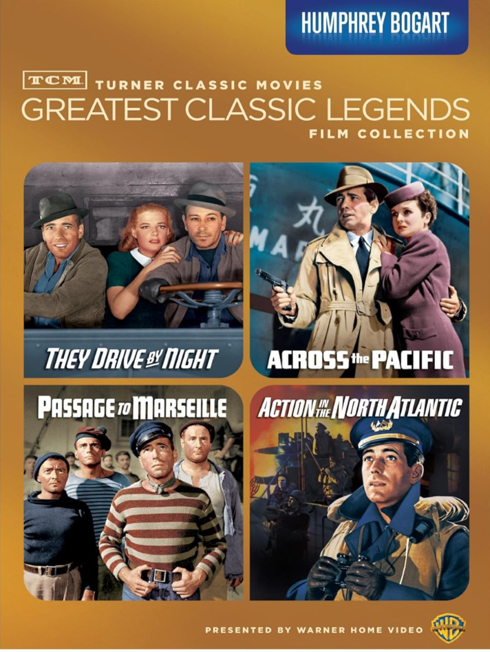 HUMPHREY BOGART: TCM GREATEST CLASSIC LEGENDS BRAND NEW 4 FILMS/4 DVDS