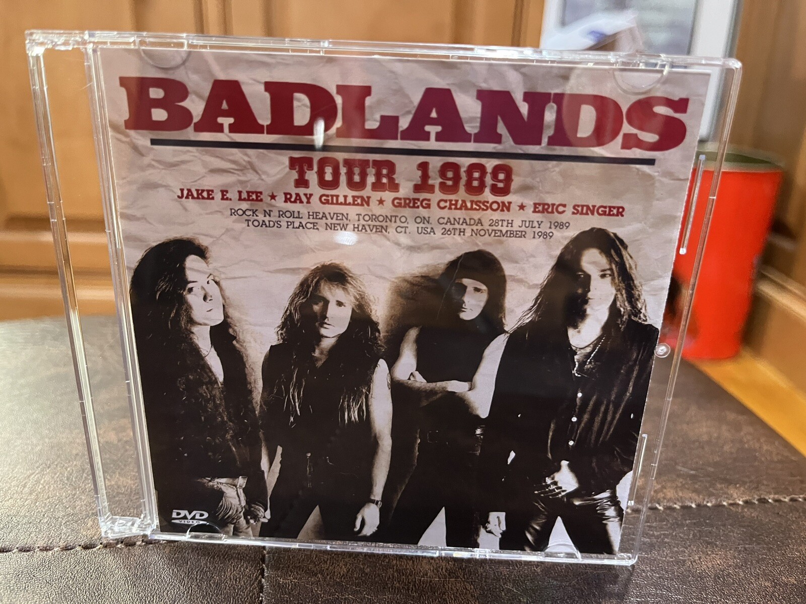 Badlands Live DVD 1989 Jake E Lee Ray Gillen Eric Singer Black Sabbath Kiss Ozzy