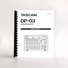 TASCAM DP-03 Owner's Manual