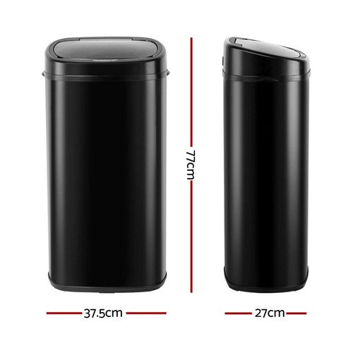 Devanti 68L Motion Sensor Bin Rubbish Automatic Trash Can Kitchen Bins - Picture 3 of 20