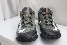 Men's 12.5 Nike Renew Dragon Turf baseball shoes Black Green Gray White Swoosh