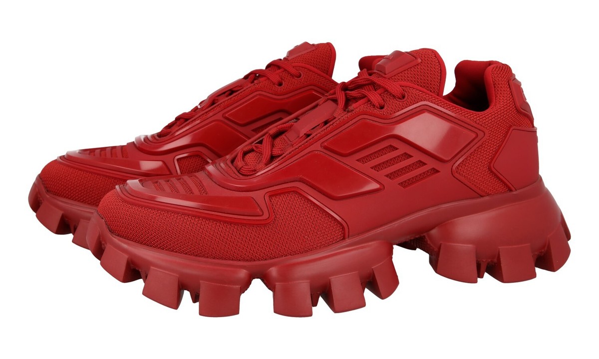 PRADA Cloudbust Thunder Sneakers - 2EG293 - Red - NEW | eBay