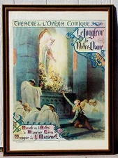 Georges Rochegrosse Lithographed Poster for the Opera Le Jongleur de Notre Dame