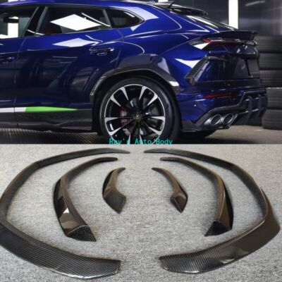 Fits For Lamborghini Urus TOP Style Carbon Fiber Wheel Eyebrow Arch Trim Fender