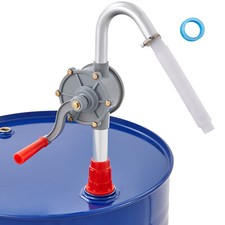 Drum Rotary Barrel Pump Hand Crank Diesel Fuel Oil Transfer Pump 55 Gallon+Tape