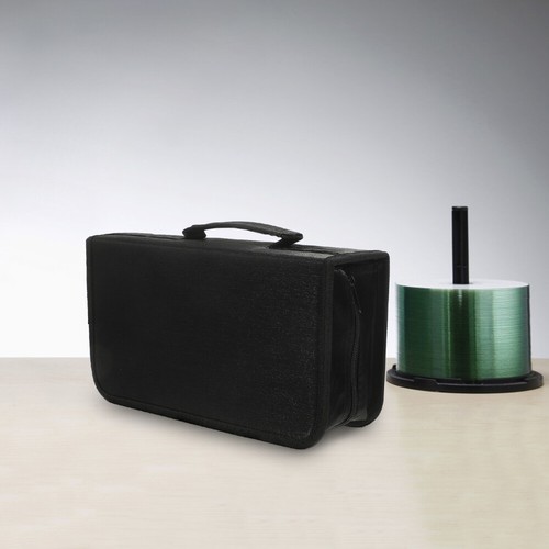 CD Holder Rectangle CD Wallet 128 Capacity CD Organizer Holder DVD Organizer - Afbeelding 5 van 12
