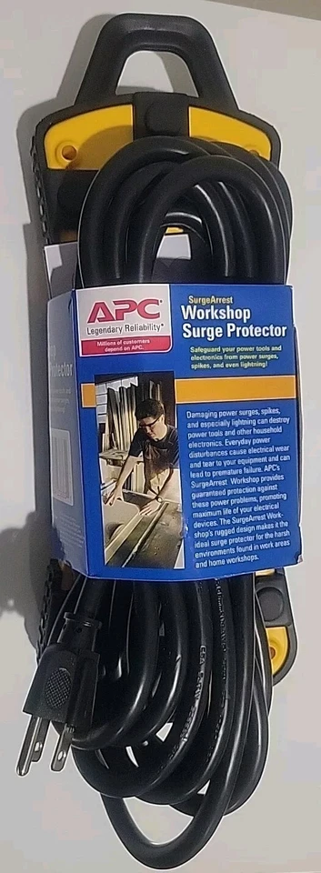 👀 SAME DAY📦》APC Heavy Duty Surge Arrest POWER TOOLS Surge Protector》15Ft》PDIY8 - Image 4 of 4