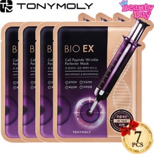 Masque perfecteur de rides peptides cellulaires bio EX TONYMOLY 30 g x 7 pièc...
