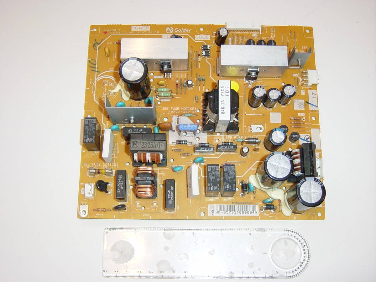 NEW Mitsubishi WD-73733 Power Supply Board r935 | eBay
