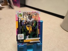 Najee Harris 2022 Donruss Clearly Techno Pink Sparkle FOTL ULTRA RARE SSP /6
