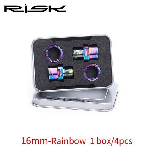 RISK 16Mm/20Mm Bike Pedal Extender Screws with Washer Extension Titanium Bolts - Picture 9 of 21