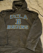 UCLA BRUINS Colosseum Athletics Men's Gray MEDIUM Sweatshirt Hoodie FREE SHIP