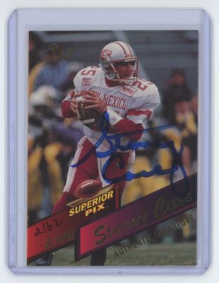 1995 Superior Pix Stoney Case Rookie Auto 2162/4000 Football Card #28