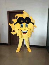 Custom Sun Mascot Costume Anime Christmas Halloween Advertising Birthday Party