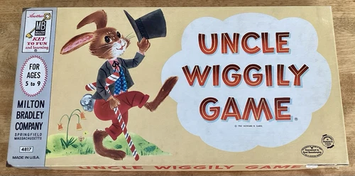 VTG 1961 Board Game, Uncle Wiggily Game, Milton Bradley, Complete W/Instructions