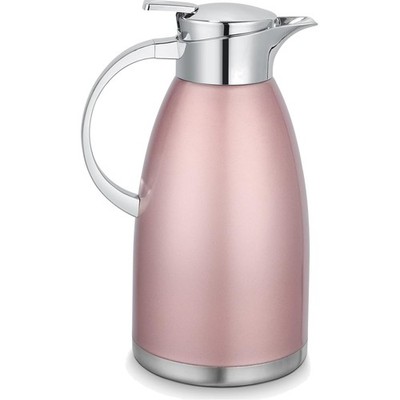 2.3 Litre Stainless Steel Vacuum Flask, Double-Walled Vacuum Insulation, Coff...