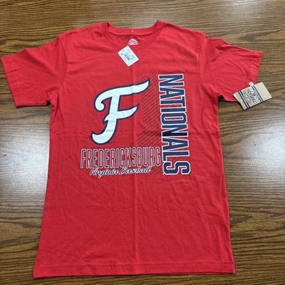 Rivalry Threads Shirt Men s Red Fredericksburg Nationals Tee Size Medium NWT