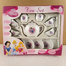 Disney Princess Porcelain Tea Set 13pc Snow White Cinderella 3 Dutch NOS Rare
