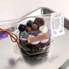  New and unused Chocolate blueberry cake squishy