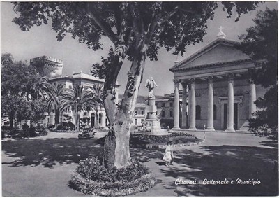 CHIAVARI - GENOA - CATHEDRAL AND TOWN HALL -82107-