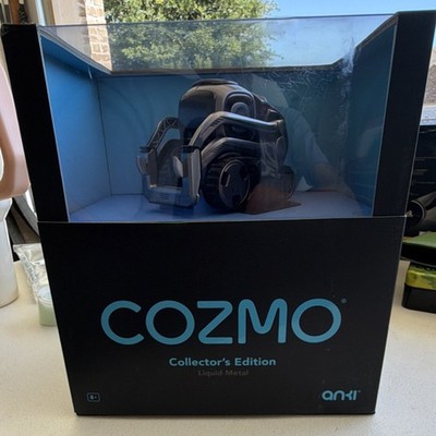 Anki Cozmo Collector's Edition Liquid Metal Robot Toy w/ Case, Charger & 3 Cubes