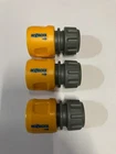 HOZELOCK END CONNECTOR  HOSEPIPE HOSE FITTING x 3