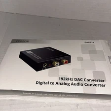PROZOR DAC01s Digital to Analog Audio Converter 192kHz RCA + 3.5mm Output