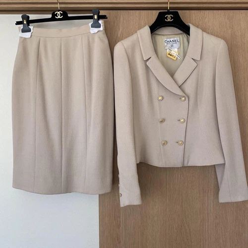 Tuta donna CHANEL vintage 40 abiti formali autentici dal Giappone