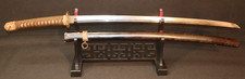 WW2 Japanese Army Officer Sword Long Ryakushiki Gunto Katana Late-War Mount