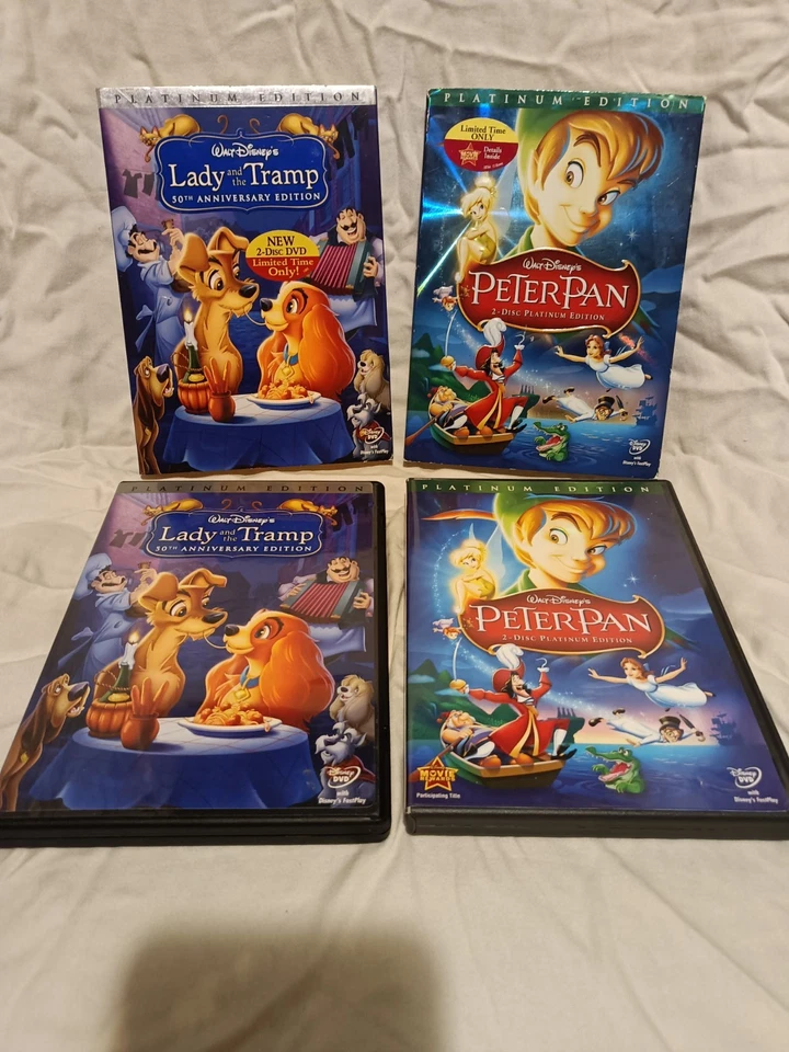 Disney Platinum Editions Peter Pan and Lady and the Tramp DVD's - Image 3 of 4