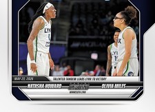 2026 PANINI INSTANT WNBA #83 NATASHA HOWARD & OLIVIA MILES - PRINT RUN 151