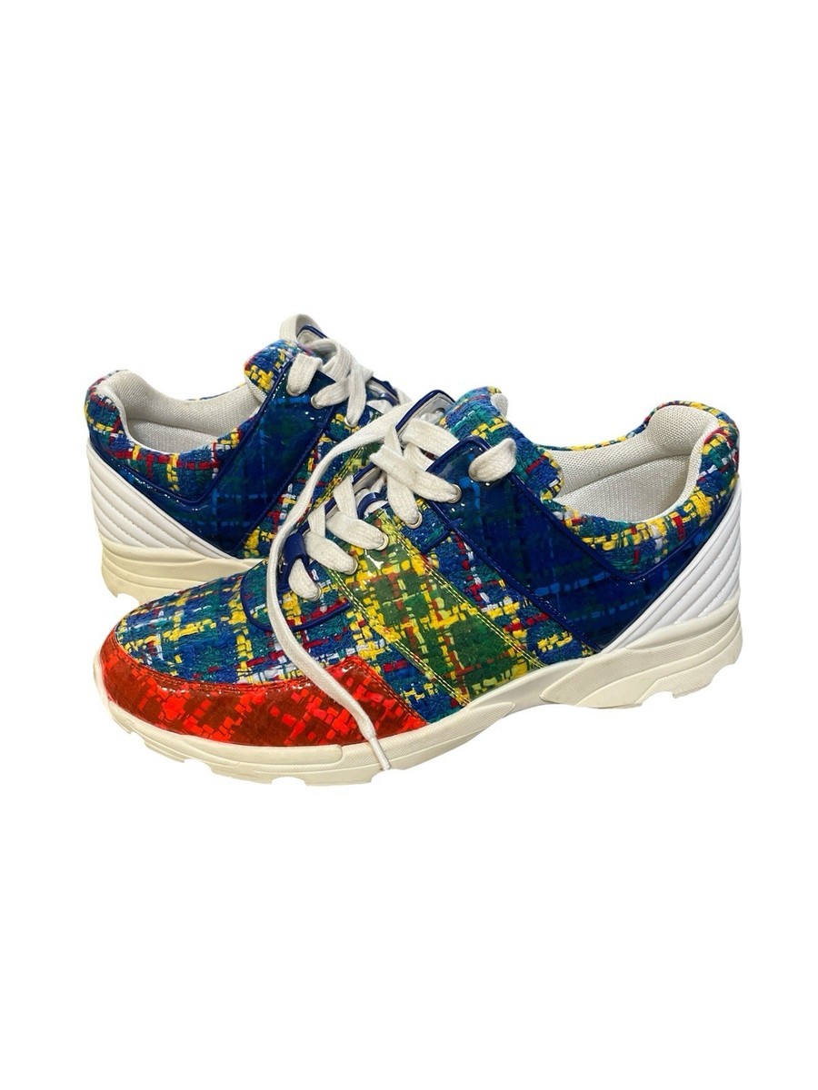 Chanel Sneaker 'Multi-Color Tweed' sneakers men sz 44 | eBay