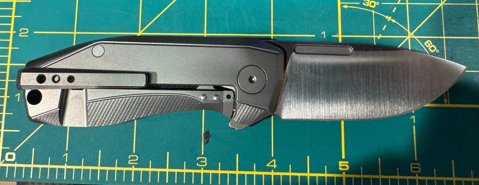 New LionSTEEL Nano Framelock Black Micarta NA01 CVB Knife - Image 2 of 4