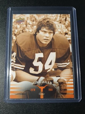 #39 - Mike Baab - Upper Deck University of Texas 2011 - Texas Longhorns