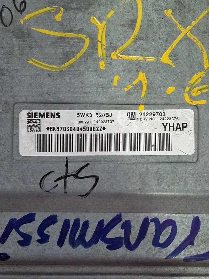 2004-2006 Cadillac SRX CTS Transmission Control Module 24229703 - Image 3 of 3