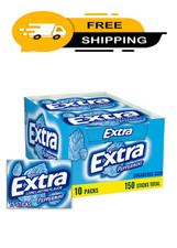 Extra Peppermint Sugar Free Chewing Gum, 15 pcs., 10 pk.