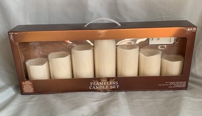 Hobby Lobby LED 7 Pc. Candle Set W/Remote NEW