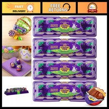 Mini Creme Eggs - 48 Milk Chocolate Eggs with Soft Fondant Center, Easter Candy