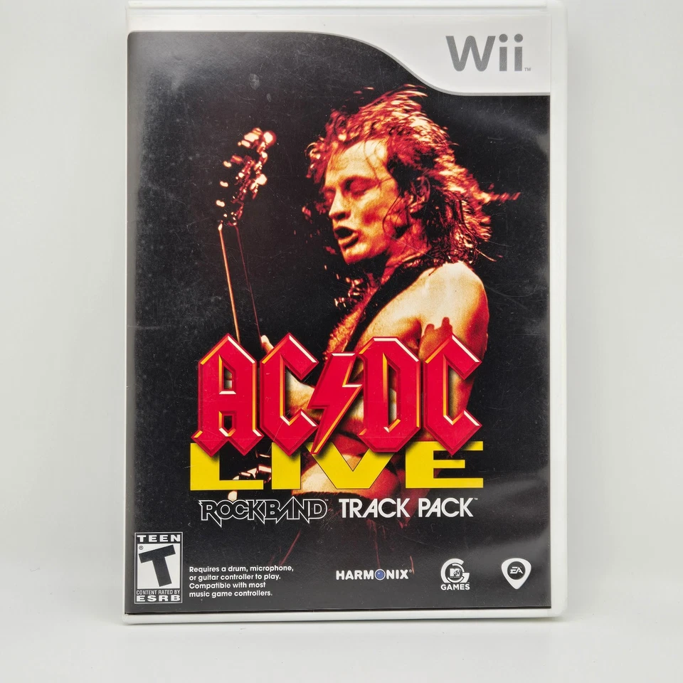 AC/DC Live Rock Band Track Pack - Wii Standard Edition - Great Condition Tested - Image 2 of 4