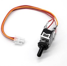 Golf Cart Run/Tow Switch with Connecting Wires, Fits EZGO Silver and Black