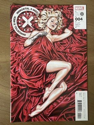 IMMORTAL X-MEN #4 (2022) MARK BROOKS EMMA FROST MARILYN MONROE HOMAGE 1st PRINT