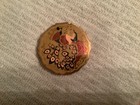Stratton England Art Deco Nouveau Muse Lady Peacock Powder Compact Mirror — photo 1