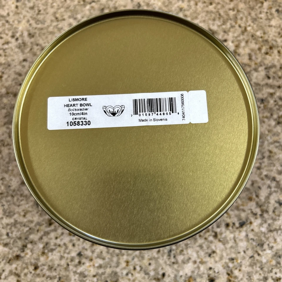 Waterford Giftology Lismore Heart Crystal Bowl - BRAND NEW FREE SHIPPING - Image 4 of 4