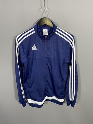 ADIDAS FULL ZIP Track Top - Größe S - Navy - Top Zustand - Herren