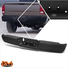 For 09-24 Dodge Ram 1500-3500 Rear Bumper Assembly w/o Dual Exhaust&Sensor Holes